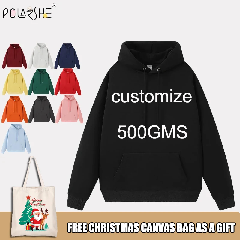 Polarshe Autumn Men's Hiphop Sweatshirts Hoodies Pullover Casual Solid Colors Basic Hoodies for Men/Women with Kangaroo Pocket