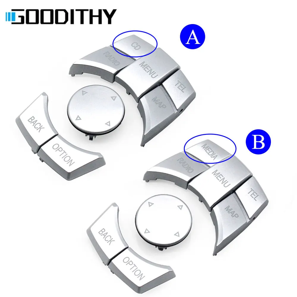 

Car Silver CIC IDrive Multimedia Control Button Cover Keys For BMW 3 5 7 X5 F Series F20 F21 F30 F31 F07 F10 F11 F06 F12 F15 F25