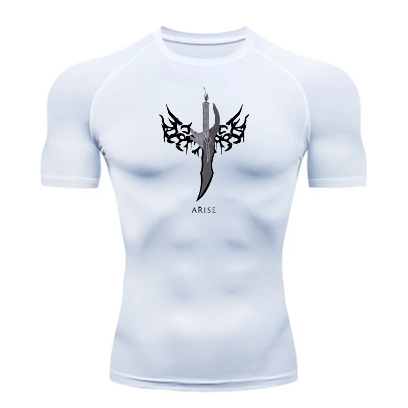 Compression Quick Drying Fitness T-shirt Shirt, Quick Drying T-shirt Shirt, Fitness training, comfortable and breathable, runnin