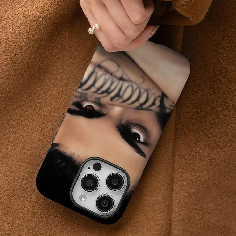 حافظة هاتف Baby Gang لهاتف iPhone 17 16 15 14 13 12 Pro Max Plus لامعة HD طبقة مزدوجة سائل خلفي غلاف صلب #2