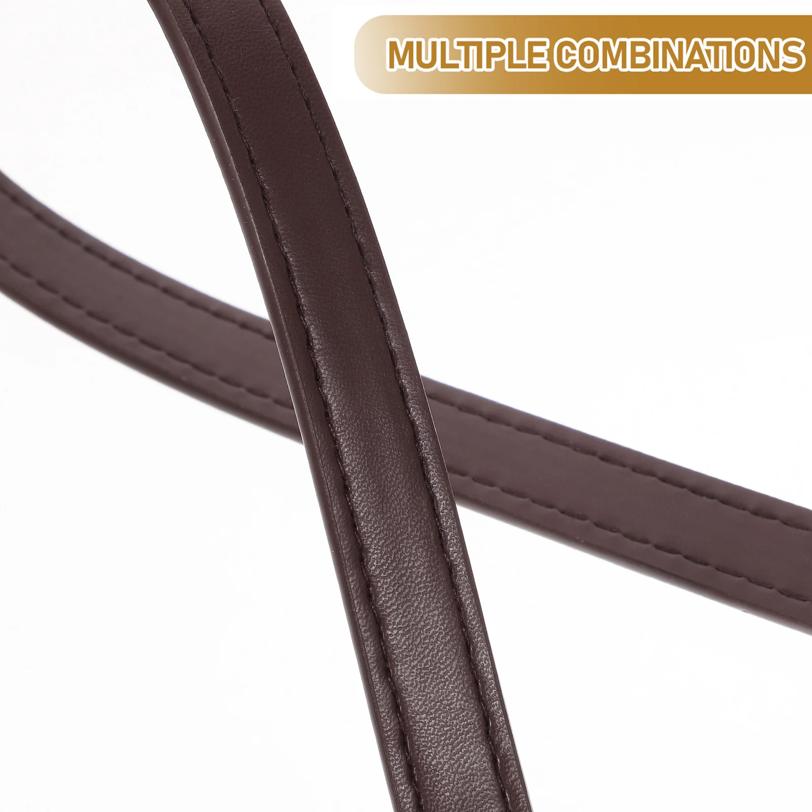 

2Pcs High Quality Bag Handle Replacement Fashion Handbag Strap for DIY Purse Makeover Coffee Bag Strap