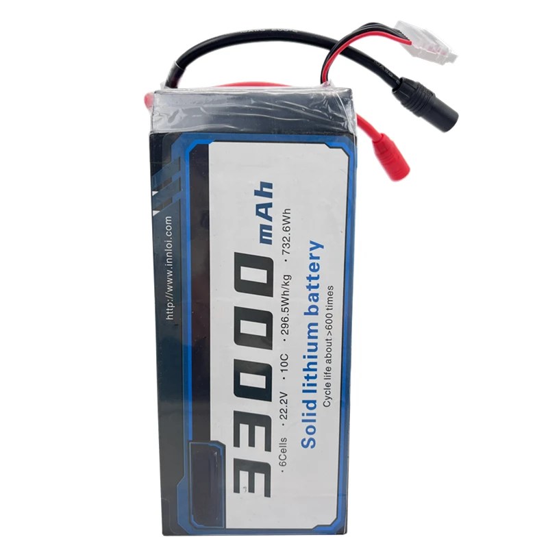 6S 22.2V 10C 33000mah 296Wh/kg Semi-solid Drone Lipo battery image 2