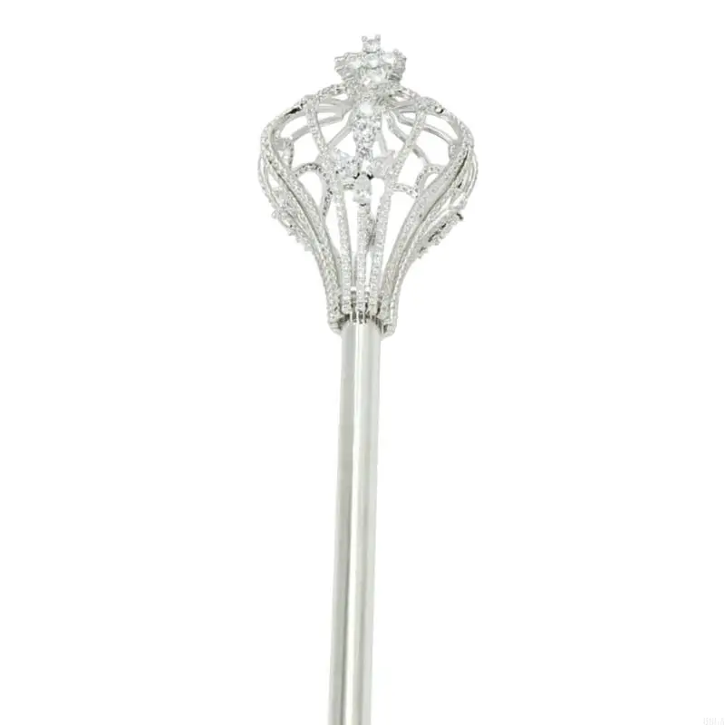 68UA Decorative Rhinestones Queen Wand For Themed Parties Cosplay Event