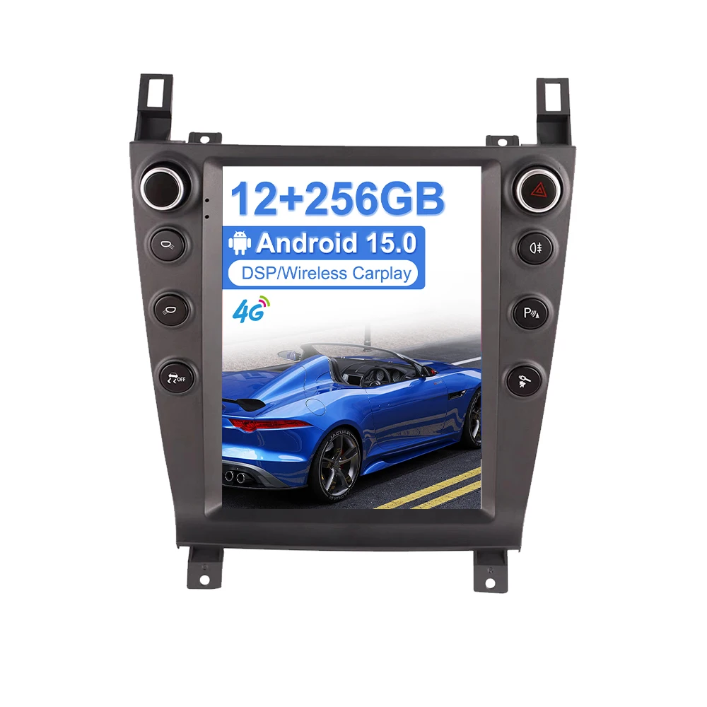 

9,7-дюймовый Android 15.0 12+256 ГБ для Aston Martin Virage 2005-2015: GPS-автомагнитола, сенсорный экран, аудио-мультимедийный плеер