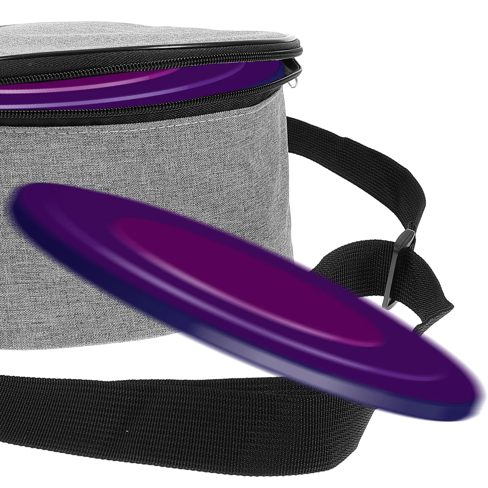 

Durable Polyester Disc Golf Bag Large Capacity Portable Shoulder Pack for Golfing Accessory Outdoor Training Use