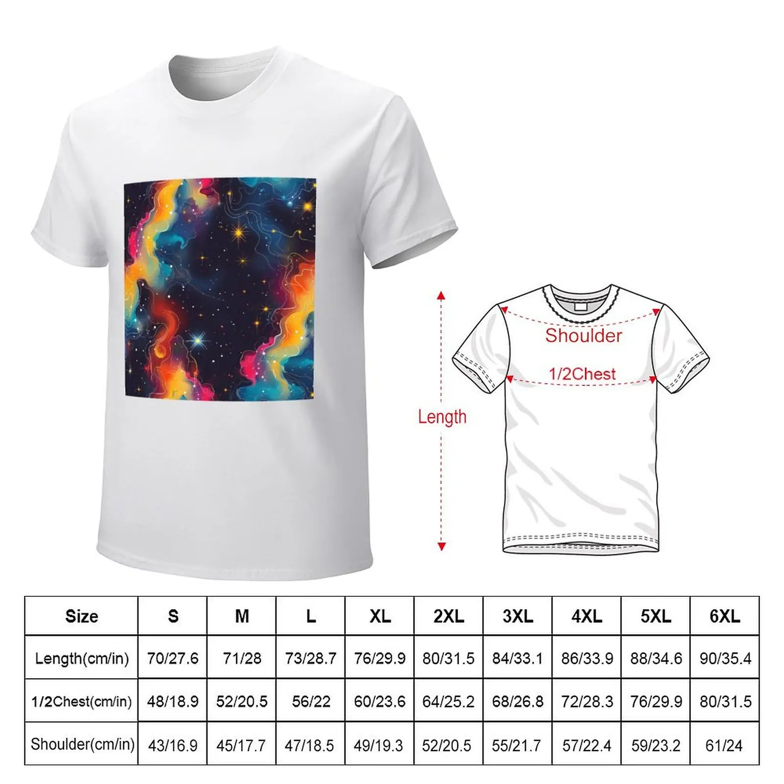 Cosmic Dance: A Vibrant Stellar Symphony T-Shirt boys animal print tops men graphic t shirts