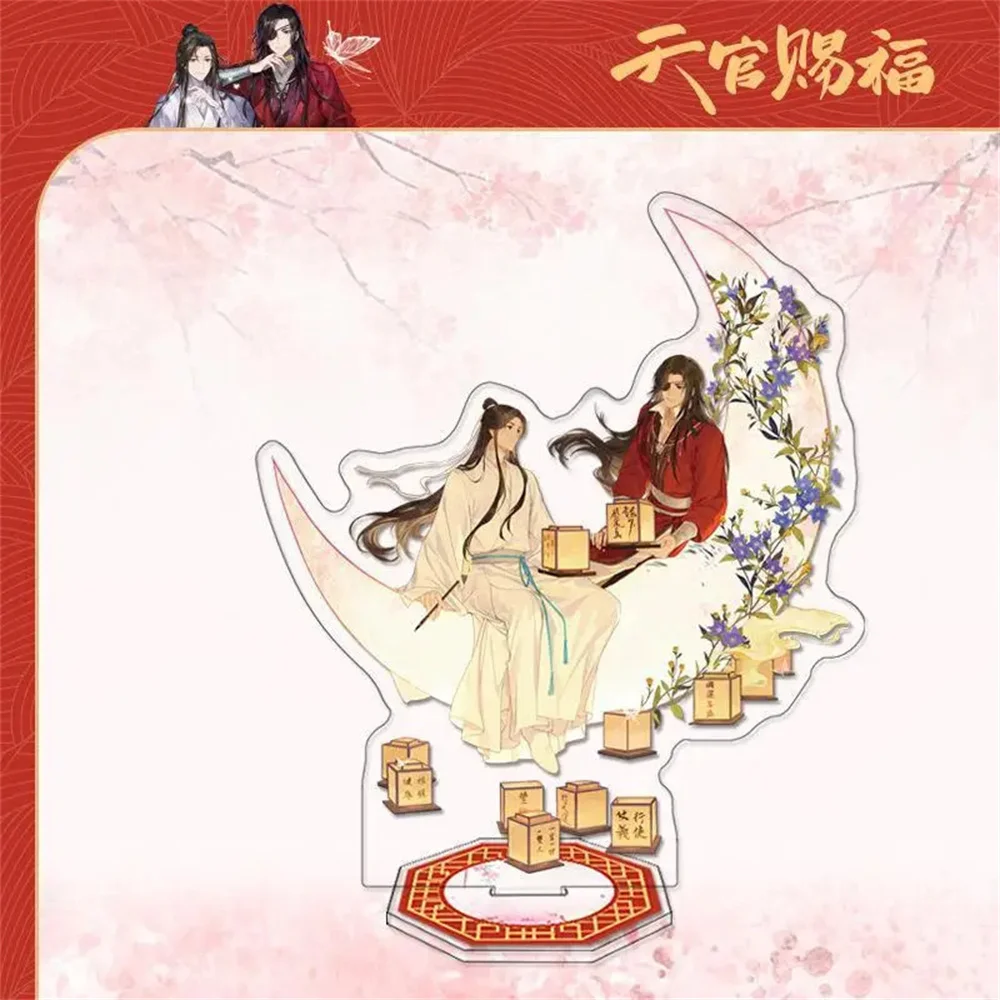 Anime Heaven resmi Tgcf Model berdiri akrilik Tian Guan Ci Fu mainan Xie Lian Hua Cheng Hadiah