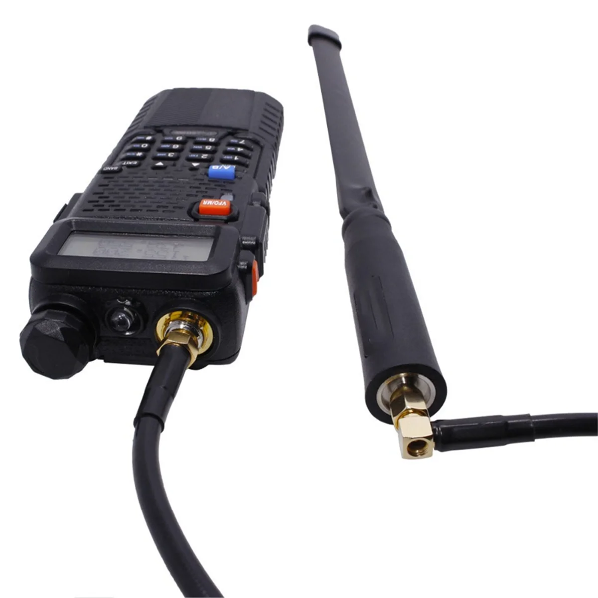 New 100cm AR-152 AR-148 SMA Male to Female Two Way Radio Antenna Coaxial Extend Cable for Baofeng UV-5R UV-82 UV-9R Walkie