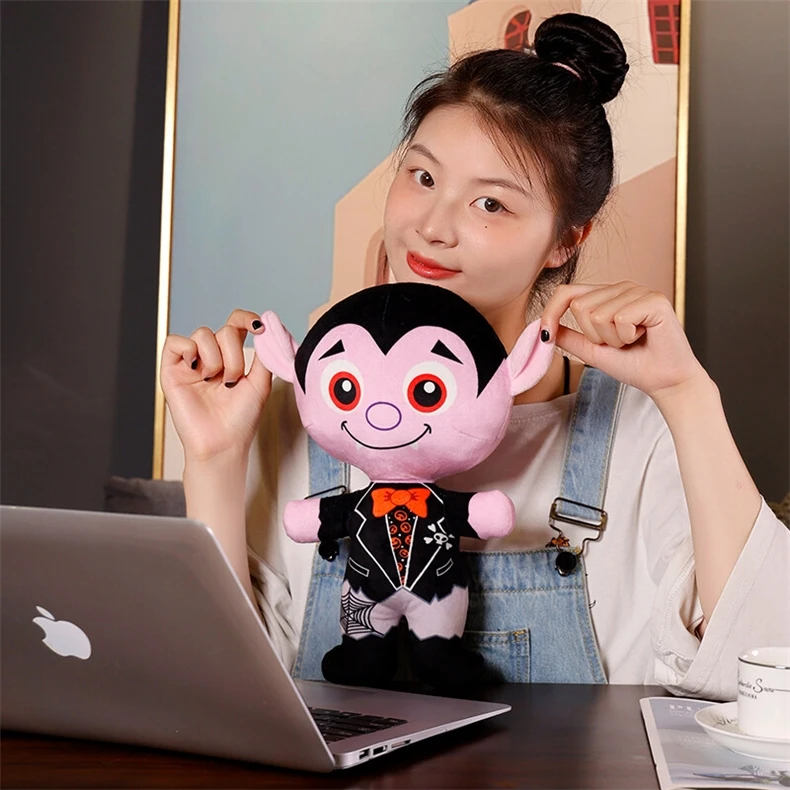 ฮาโลวีนแวมไพร์มัมมี่ฟักทองฮัลค์กะโหลกมอนสเตอร์ตุ๊กตาตุ๊กตา-ของเล่นตุ๊กตานุ่มสำหรับตกแต่งบ้านของขวัญเซอร์ไพรส์วันขอบคุณพระเจ้า