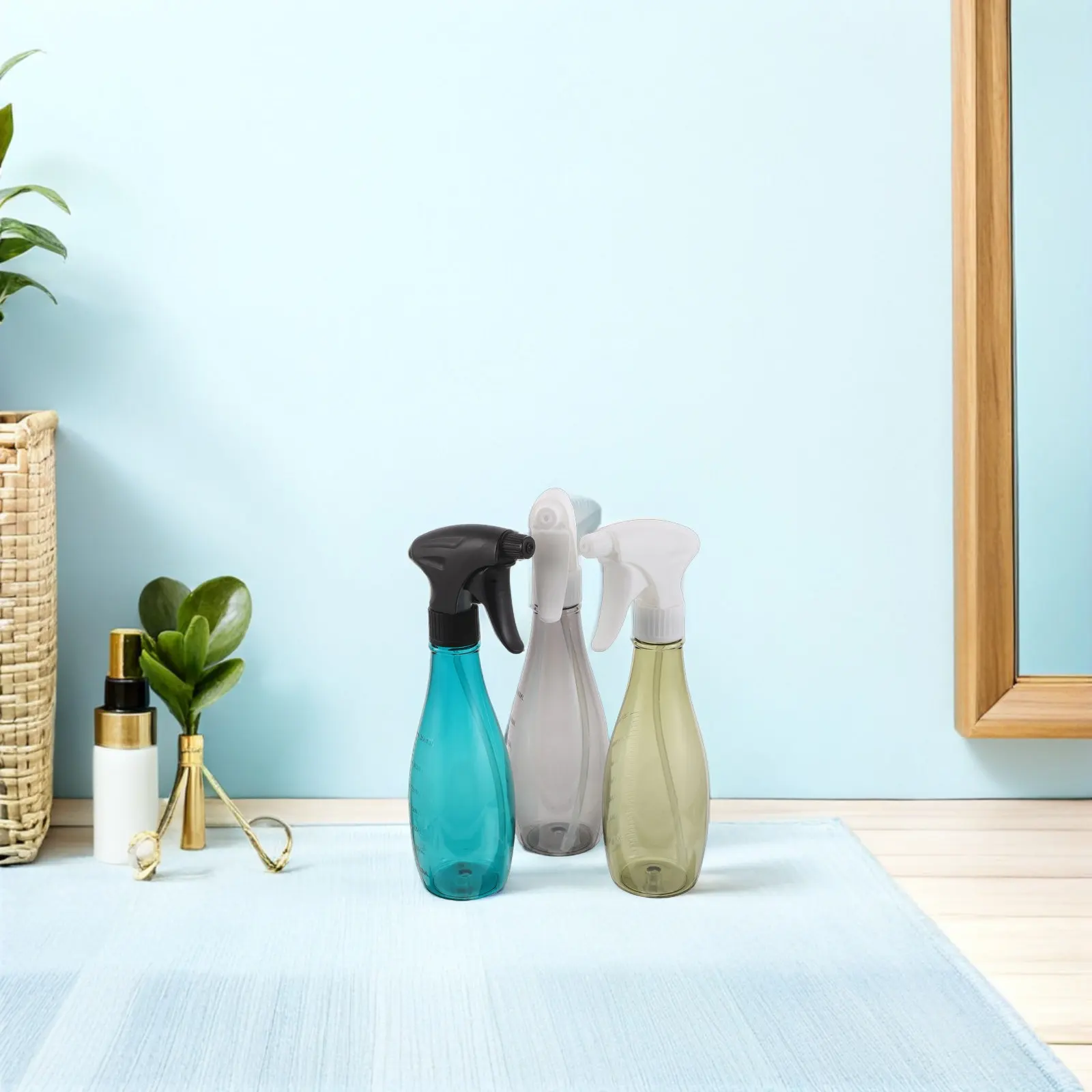 

Hair Salon Spray Bottle Clear Plastic Fine Mist Sprayer Large Capacity Suitable for Professional Barber Shop Use