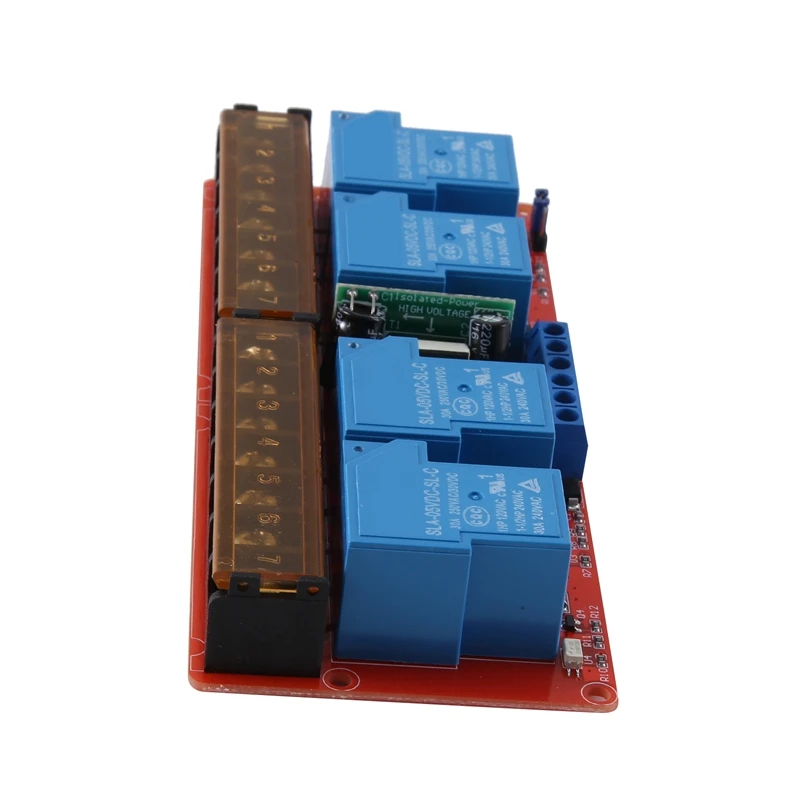 1 Pcs 30A 4 Channel Relay Module High Low Level Trigger Module Solid State Relay Module Trigger Relay