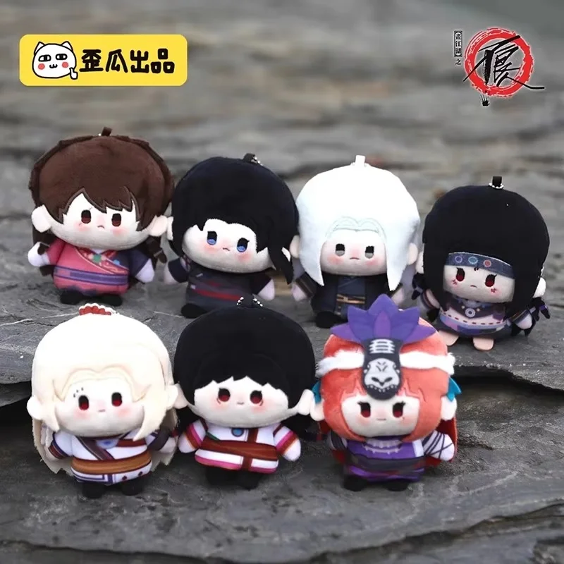 ตุ๊กตาของแท้ใหม่ วาคุ ผลิตจาก The Legend Of Hei Bao ตุ๊กตาผ้าพลัฌ ลี่ ซิงหยุน จี รูซัว ตุ๊กตาผ้าพลัฌ พวงกุญแจ ตุ๊กตาหุ่นนิ้ว ของขวัญ