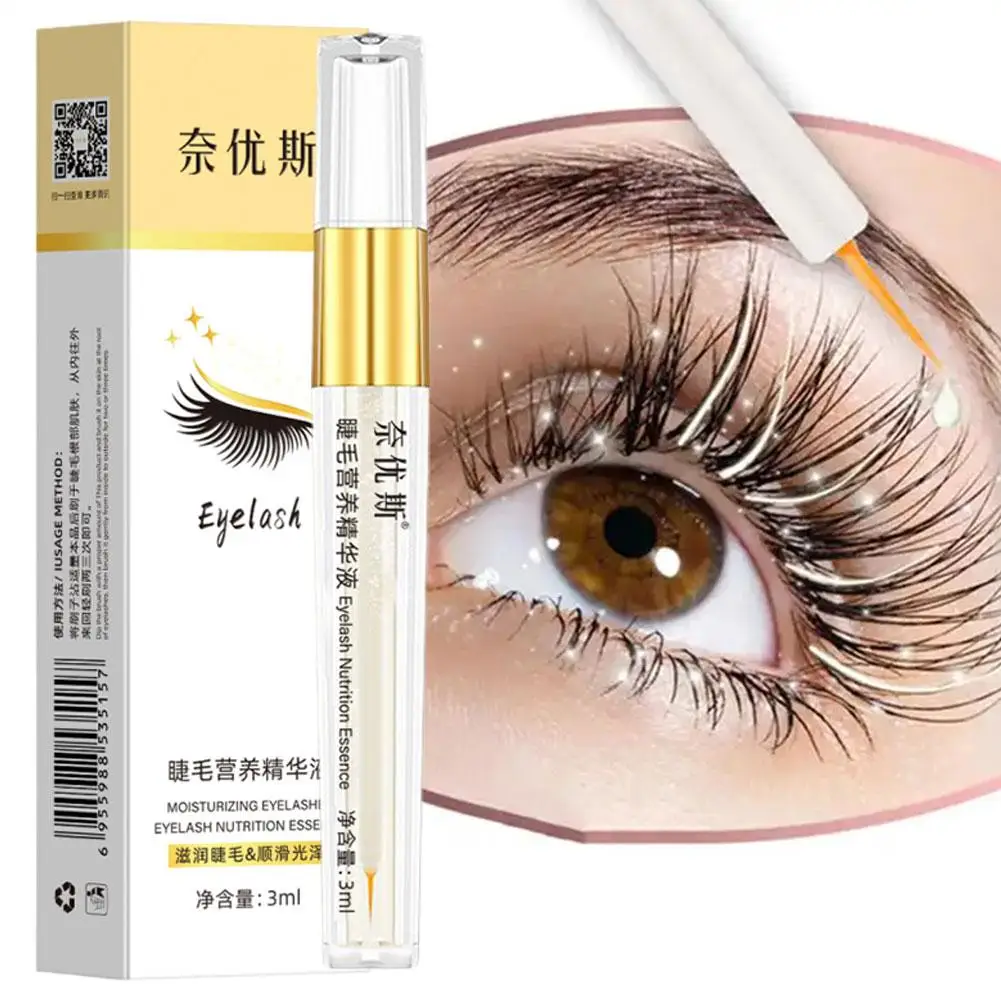 Soro de crescimento dos cílios, Lash Boosting Soro, Solução Nutriente para mais tempo, mais completo, mais espesso, crescimento natural, 3 W6I6, 2024