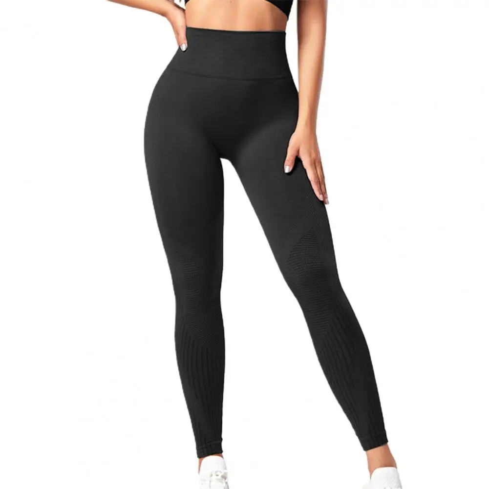 

Women Yoga Pants High Waist Leggings Compression Elastic Butt-lifted Tummy Control Breathable Sports Trousers