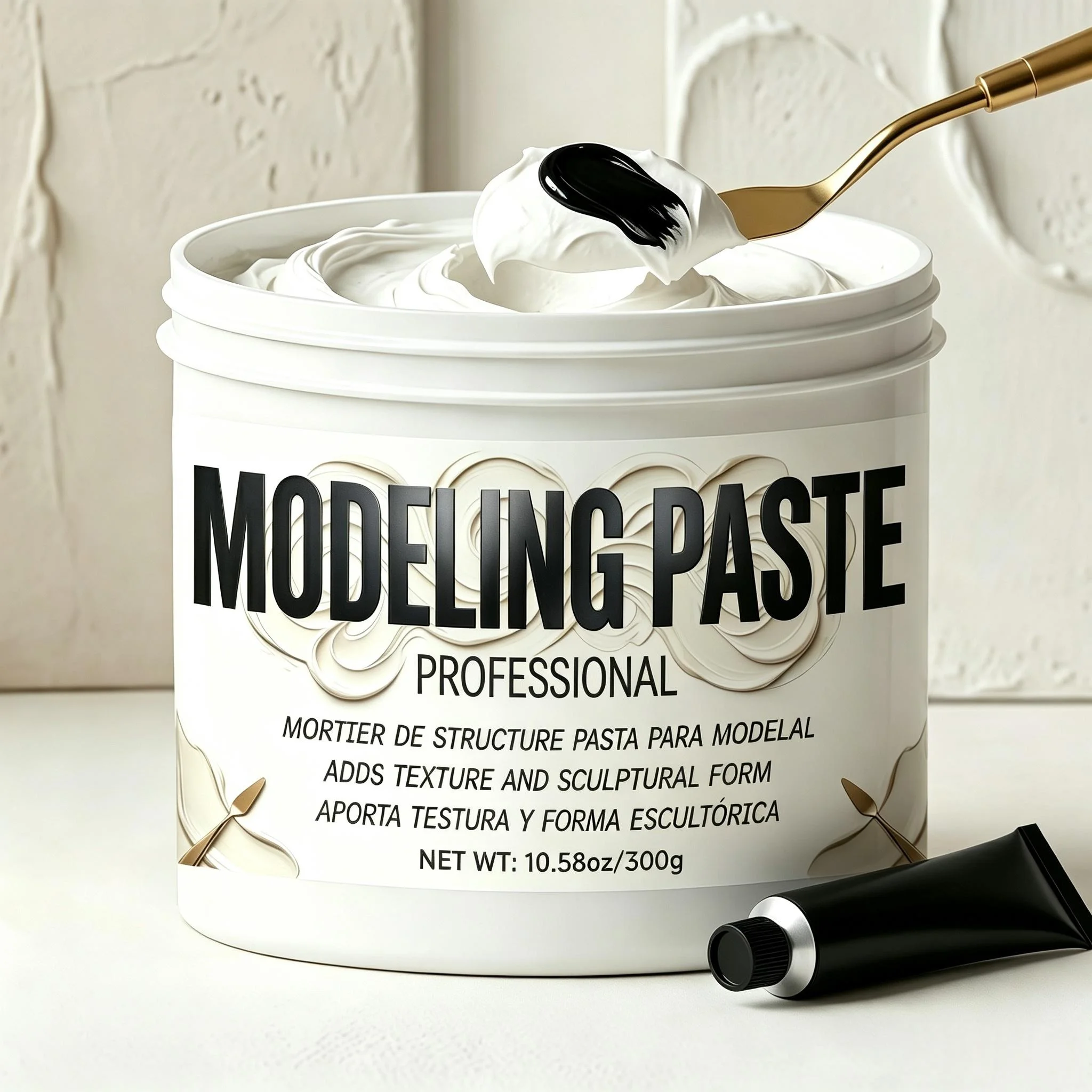 White Modeling Texture Paste 1