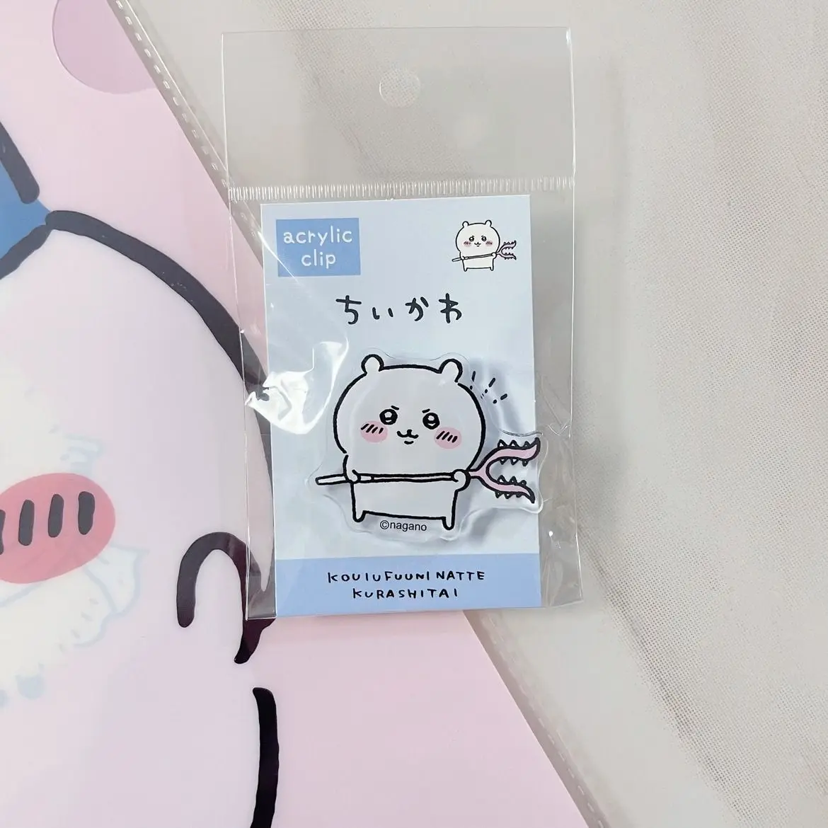 Leuk cadeau Chiikawa Hachiware Usagi pp clip foto notitie acryl notitie kleine clip