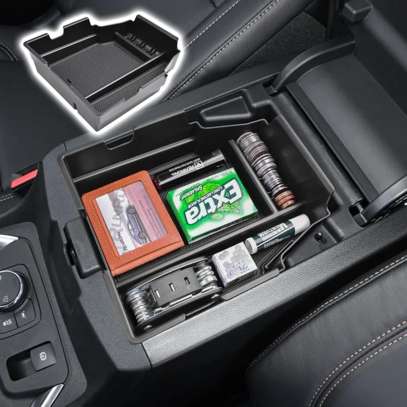 

Center Console Organizer Tray Compatible with Chevy Traverse 2018-2021 2022 2023 Accessories, Insert Secondary Storage Box ABS M