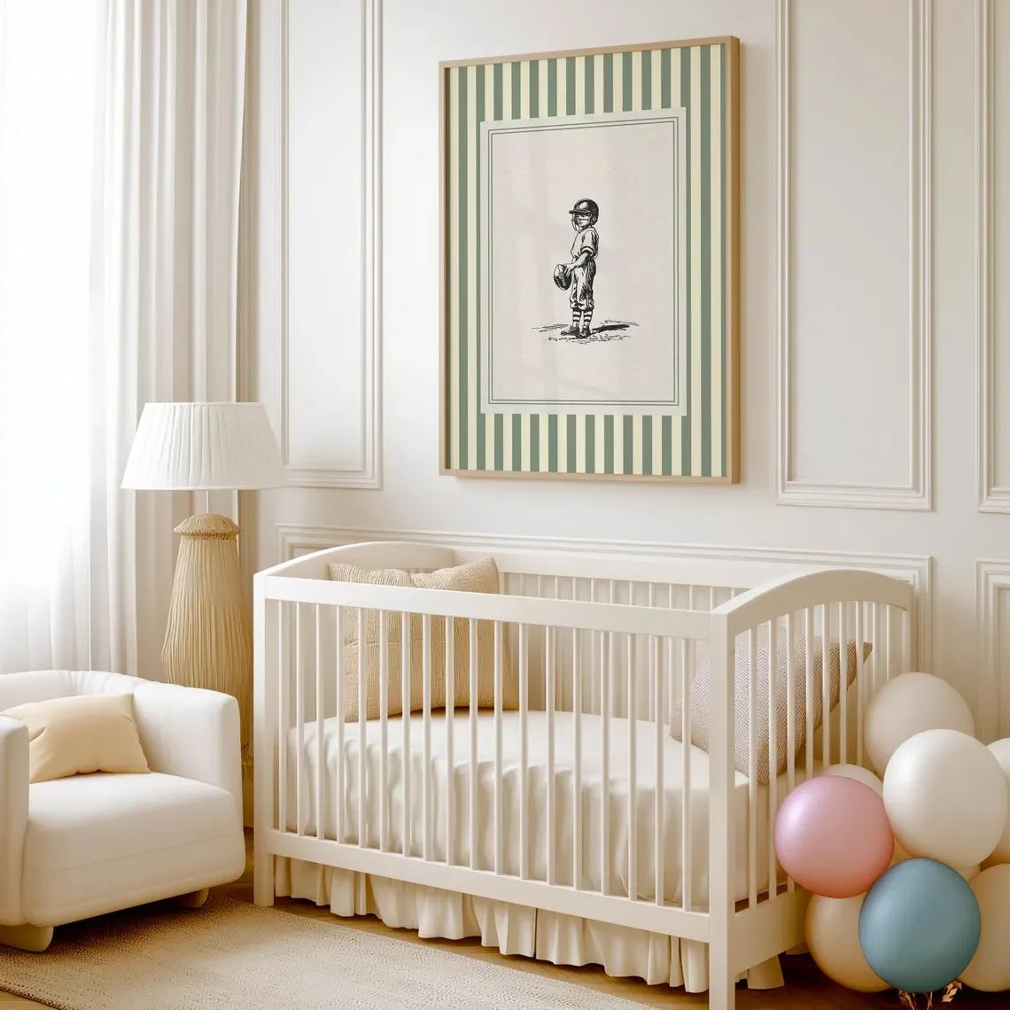 Vintage Football Nursery Print - Baby Nursery Decor Ideas review and price