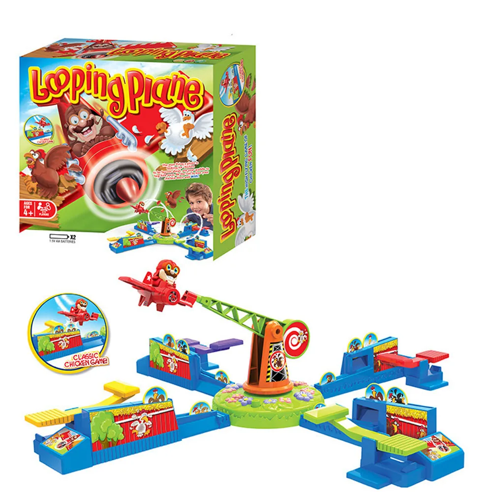 Looping Louie Spinning Plane Chicken Stealing Game Parent Child Interaction Battle Puzzle Board Game Party Children\'s Toys