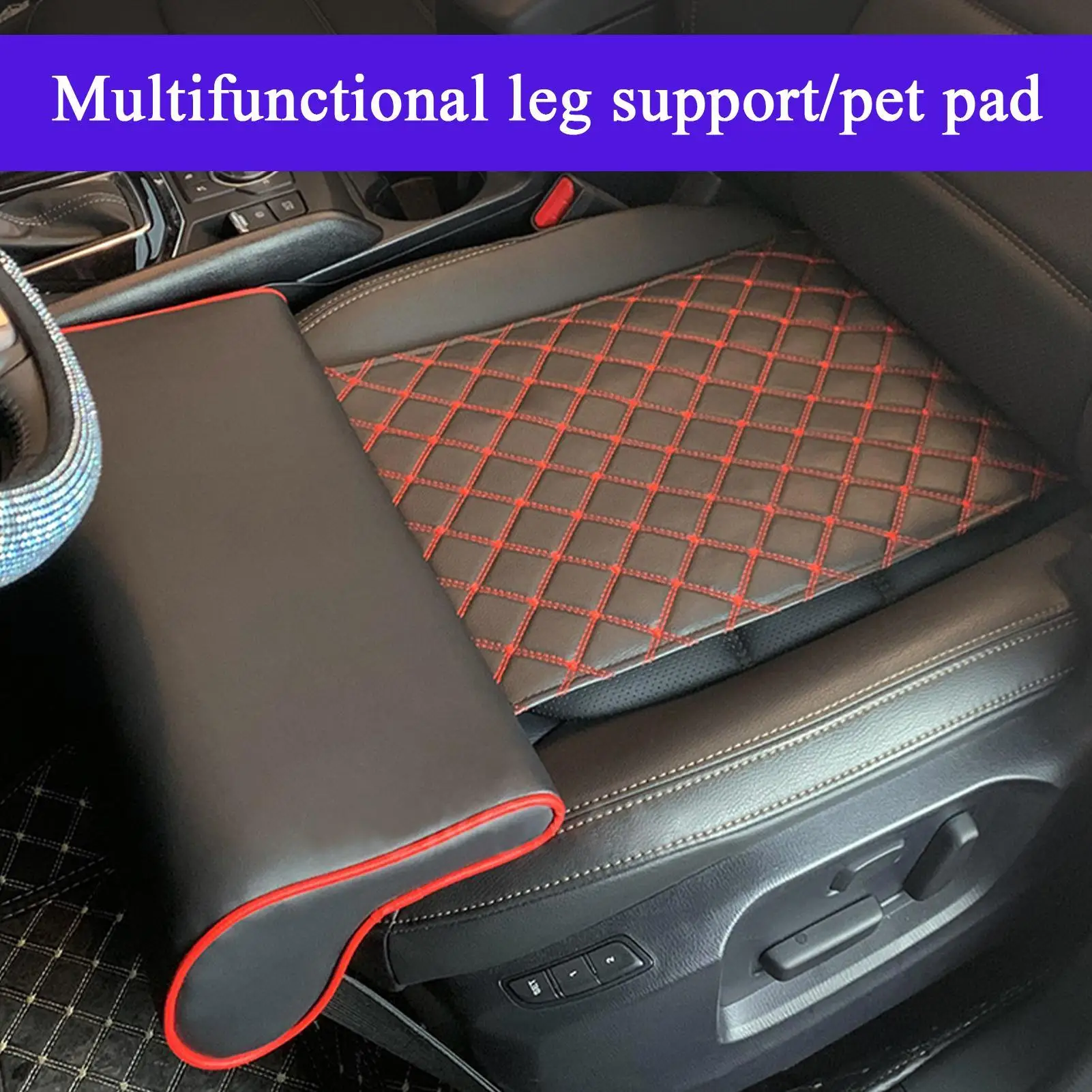 Autositz-Verlängerung, Beinstütze, Autositz-Beinverlängerung, bequemer ergonomischer Oberschenkel-Booster für Senioren, Schwangerschaft, LKW, Boot, Wohnmobil