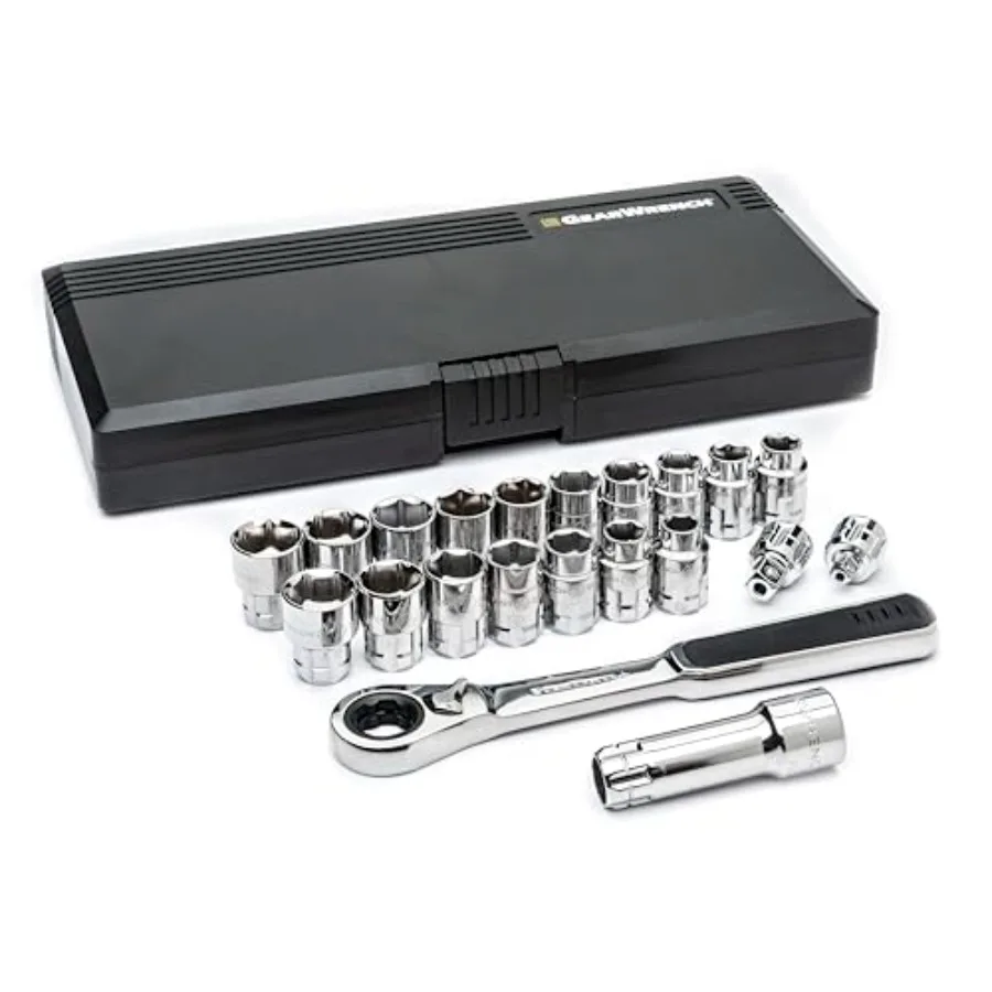 

21 Pc. 3/8" Drive 6 Pt. Pass-Thru™ Tool Set SAE/Metric - 8921