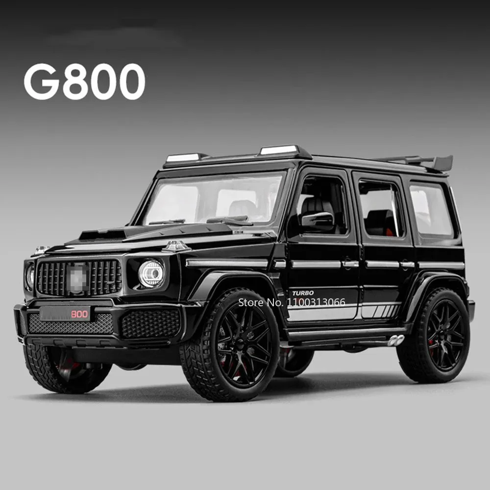 

1/22 Scale Metal Diecast G800 Toy Cars Models Rubber Tires SUV Vehicles Toys 6 Doors Opened Off-road Collection Model Boys Gifts