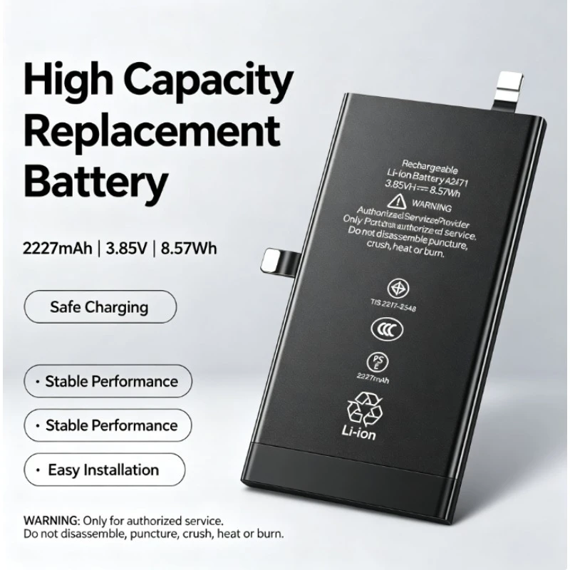 Replacement Battery for IPhone X XR XS XS Max 11 12 Mini 13 14 15 16 Series, Phone Repair Spare Part