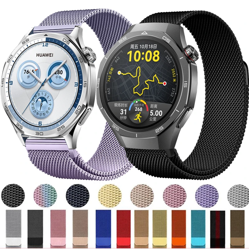 20mm 22mm Milanese Loop Für Huawei Uhr GT5Pro/GT5 4 3 2 46mm 42mm Metall Band Für Huawei Uhr 4 3 3Pro GT2Pro/GT2e/GSPro/GS4 3
