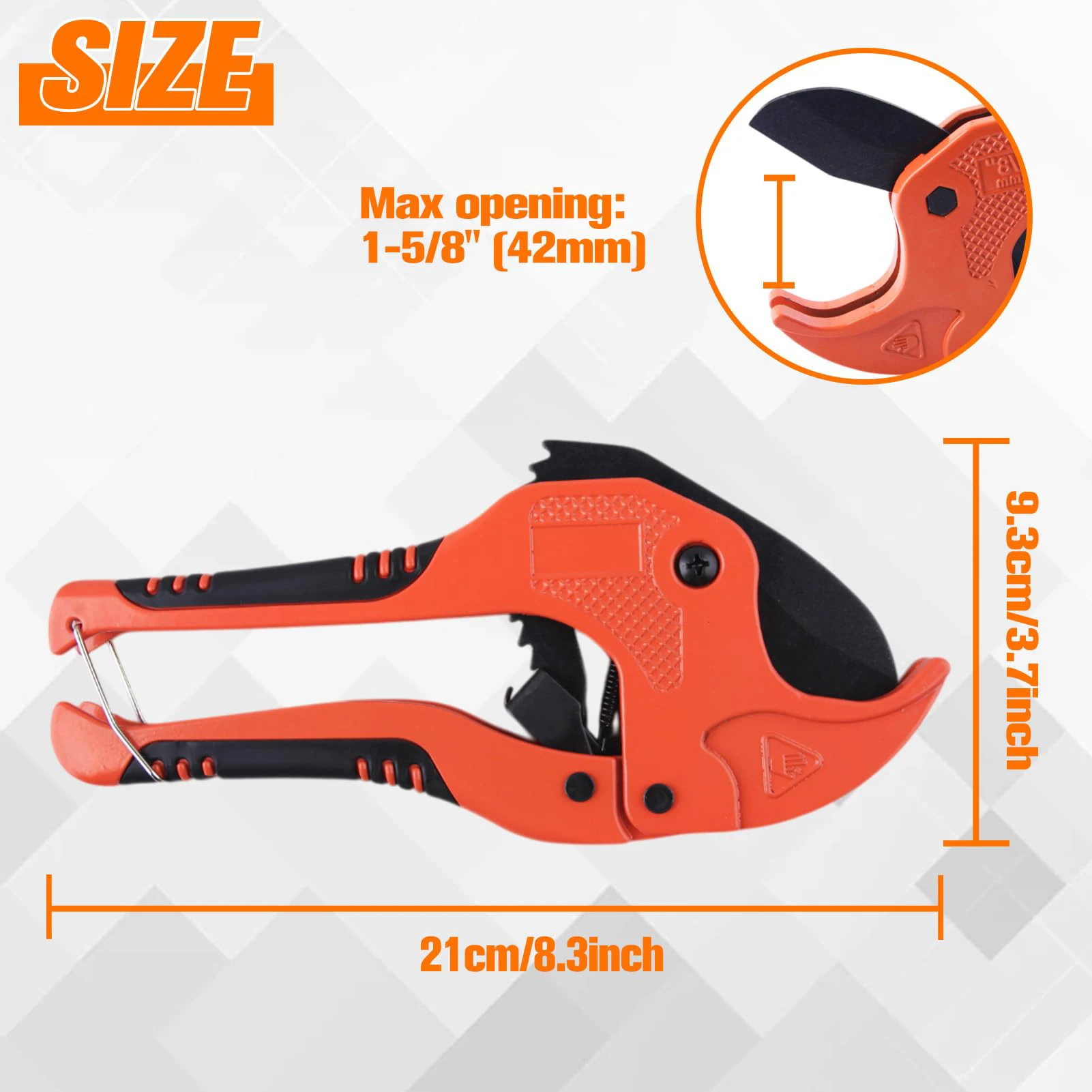 أدوات قطع الأنابيب البلاستيكية DIY خفيفة الوزن وسهلة الاستخدام أداة القطع السريعة للسباكة والعمل الكهربائي #5