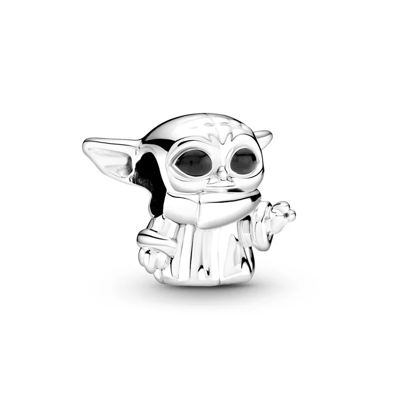 Disney Cartoon 925 Sterling Silver The Mandalorian Collection Charm Fit Original Bracelet Women Jewelry Christmas Gifts