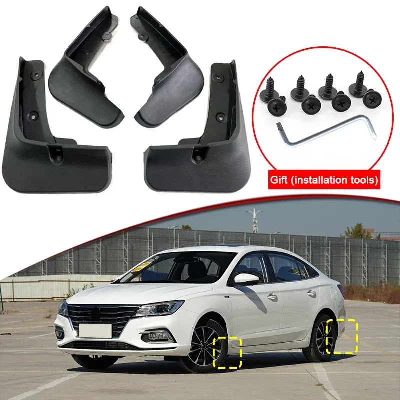 

Car Styling For MG 5 MG5 2020 2021 2022 2023 ABS Car Mud Flaps Splash Guard Mudguards MudFlaps Front Rear Fender Auto Accessory