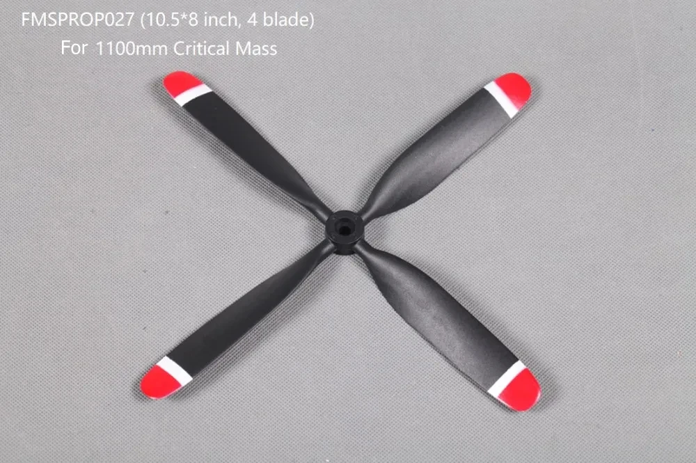 FMSRC 1100mm Critical Mass Propeller 10.5x8 inch 4 blade PROP027 RC Airplane Aircraft Model Plane Avion Spare Parts