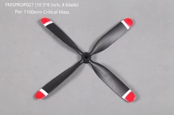 FMSRC 1100mm Critical Mass Propeller 10.5x8 inch 4 blade PROP027 RC Airplane Aircraft Model Plane Avion Spare Parts