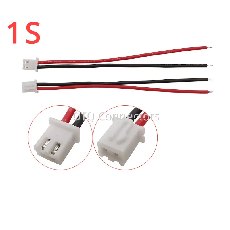 JST-XH2.54mm 1S 2S 3S 4S 5S 6S 8S bateria Lipo kabel zabawka do utrzymywania równowagi z ładowarką złącze B6 przewód z wtyczką 22AWG 10cm 15cm 20cm