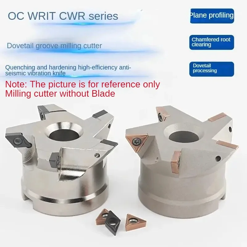 CNC dovetail groove milling cutter disc DCWR and TCWR root cleaning dovetail V-groove milling cutter disc 55 degrees 60 degrees