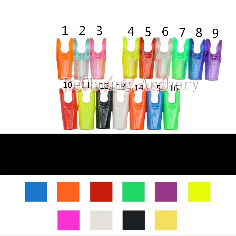 Dechuang Archery Arrow PIn Nock ID3.2mm S/L Carbon Arrow Shaft Recurve Compound Bow Hunting  100pcs