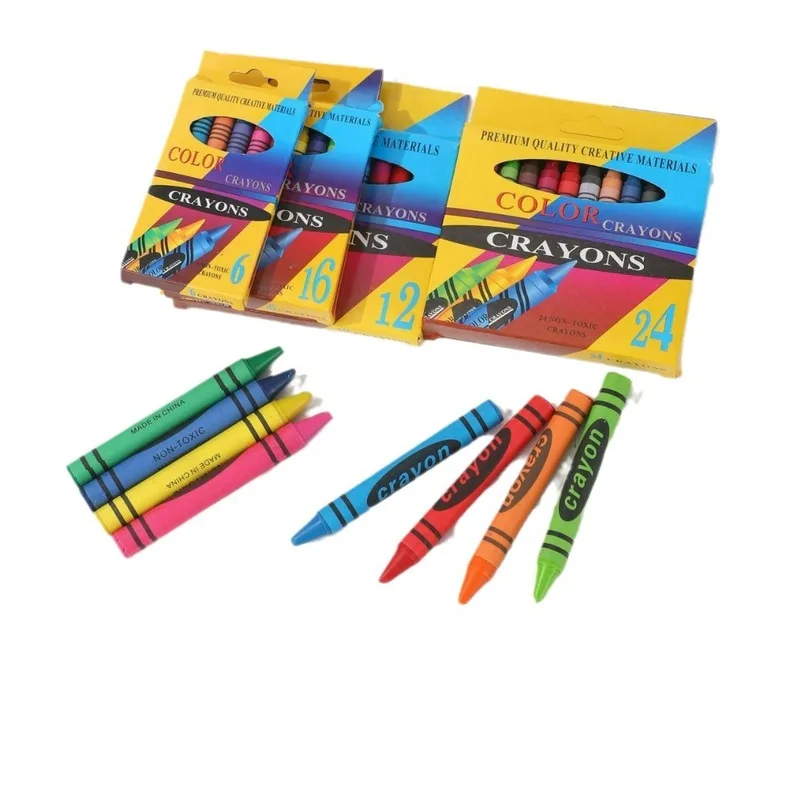 

Children'S Crayon Non Dirty Hands 12 Color Box Oil Painting Stick Art Drawing Graffiti Hand Painting Brush Art Supplies Crayon