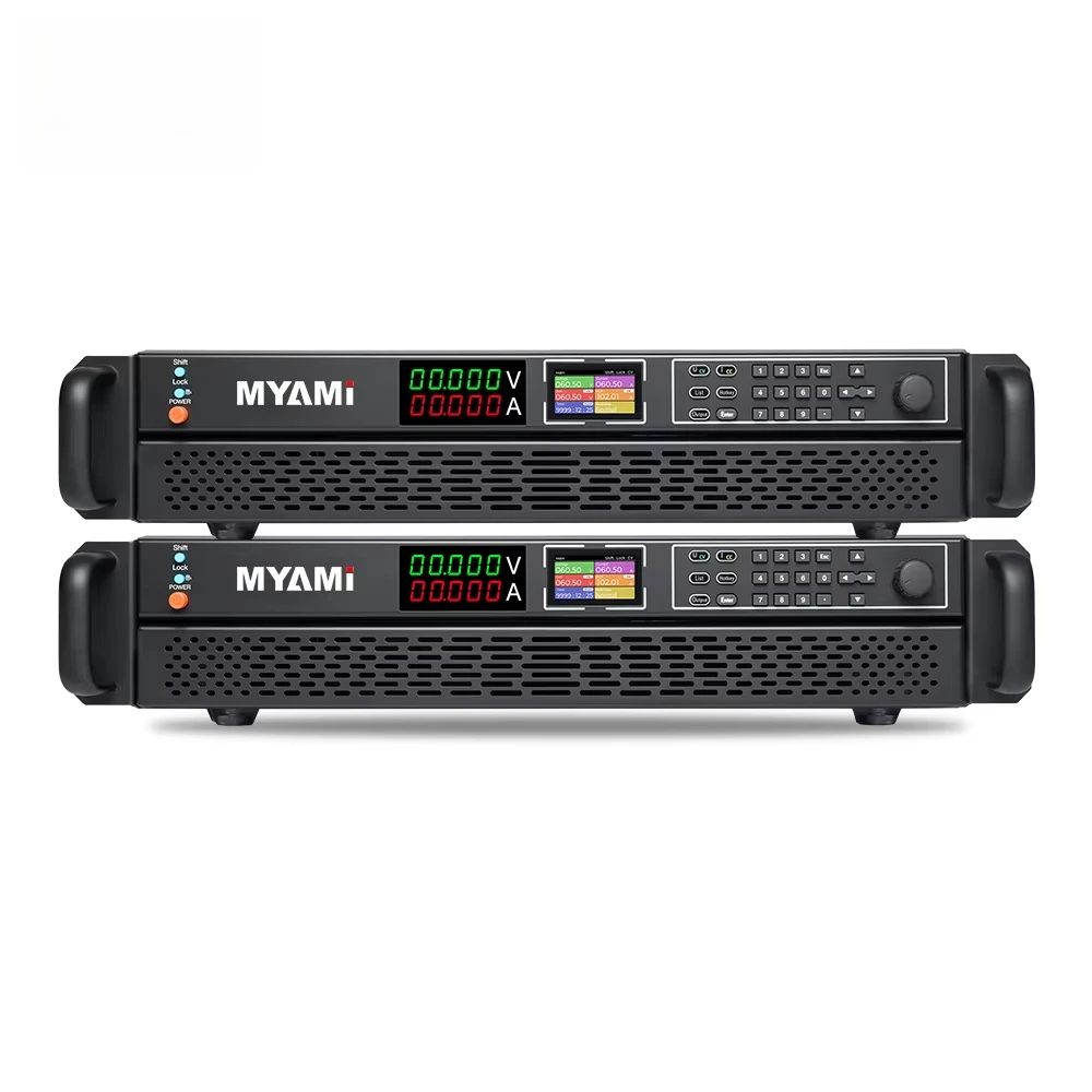 

Программируемый лабораторный источник питания постоянного тока для монтажа в стойку MY-RFD2U-12003W, регулируемый, 0-1200В, 0-3А, 1кВт, 2кВт, 3кВт, 3.6кВт