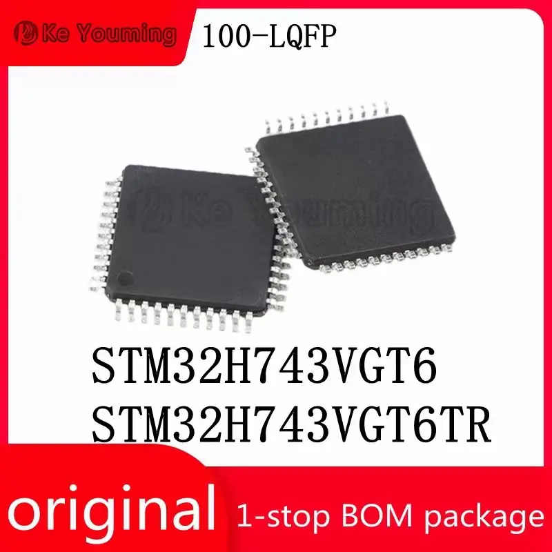 Single Diode Rectifier, Electronic Components, STM32H743VGT6, STM32H743VGT6TR, 100 LQFP, 1Pc