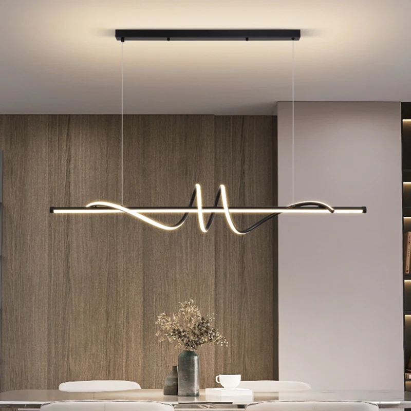 Lampu Gantung LED Modern Dekorasi Rumah Untuk Ruang Tamu Ruang Makan Dapur Kantor Bar Lampu Gantung Minimalis Chandelier Lustre