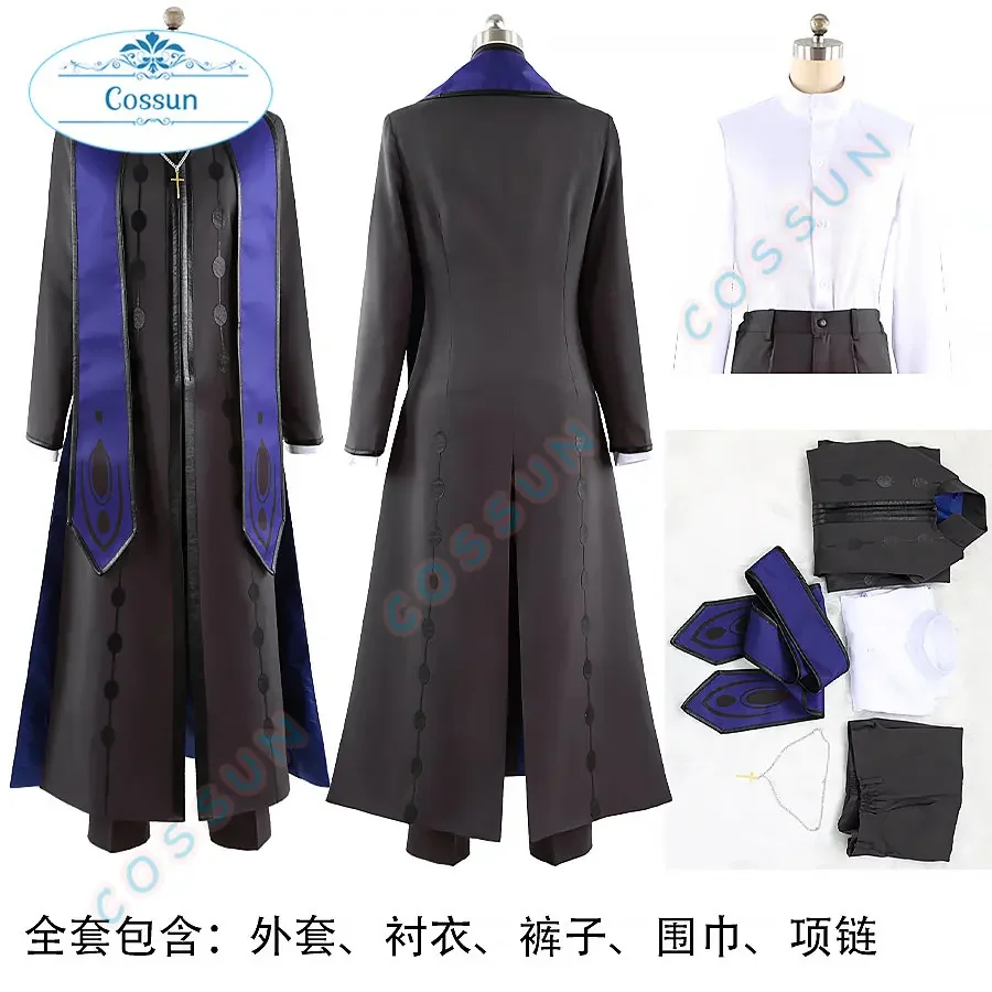[Personalizado] Fate/Grand Order Grigori Efimovich Rasputin Cosplay SSR Jogo de Halloween Mulheres Homens Terno Roupas Anime