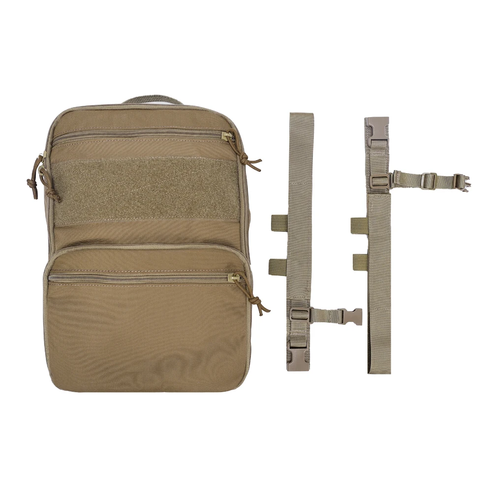 Taktischer Flatpack MOLLE Rucksack Erweiterbare Tasche DIY Klettverschluss Rucksack Integrieren mit Jagdweste Plattenträger Micro Chest Rig – Detail 15