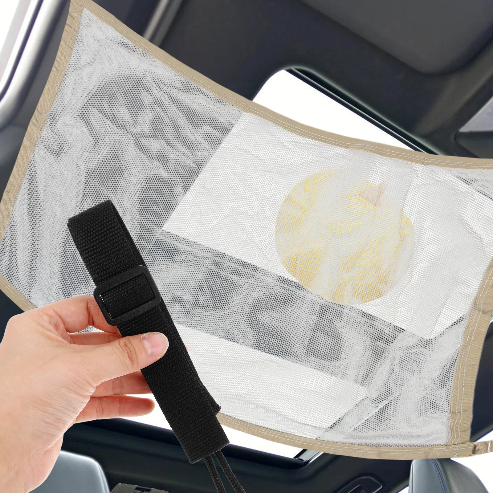 

Cargo Net Strap Multifunctional Nylon For Car Suv Truck Trunk Storage Expandable Adjustable Buckle Easy Install Luggage