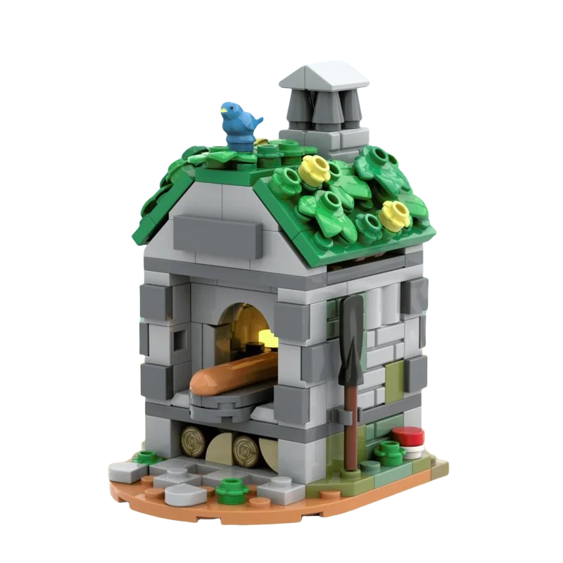 MOC building block toys medieval scene architectural models creative festival gifts are suitable for all architecture enthusiast