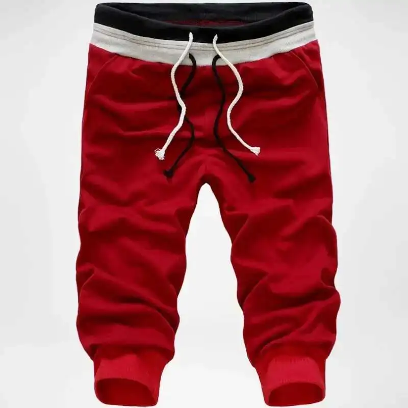 Solid Low Trade Spring Waist Men's Autumn Thin And Foreign Fashion Sports Casual S