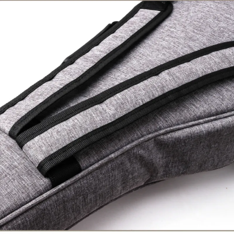 Ukulele Bag Case Waterproof Electric 21 23 26 Inch Soprano Concert Tenor Backpack Carry Gig Uku Accessories Simple Gray Backpack