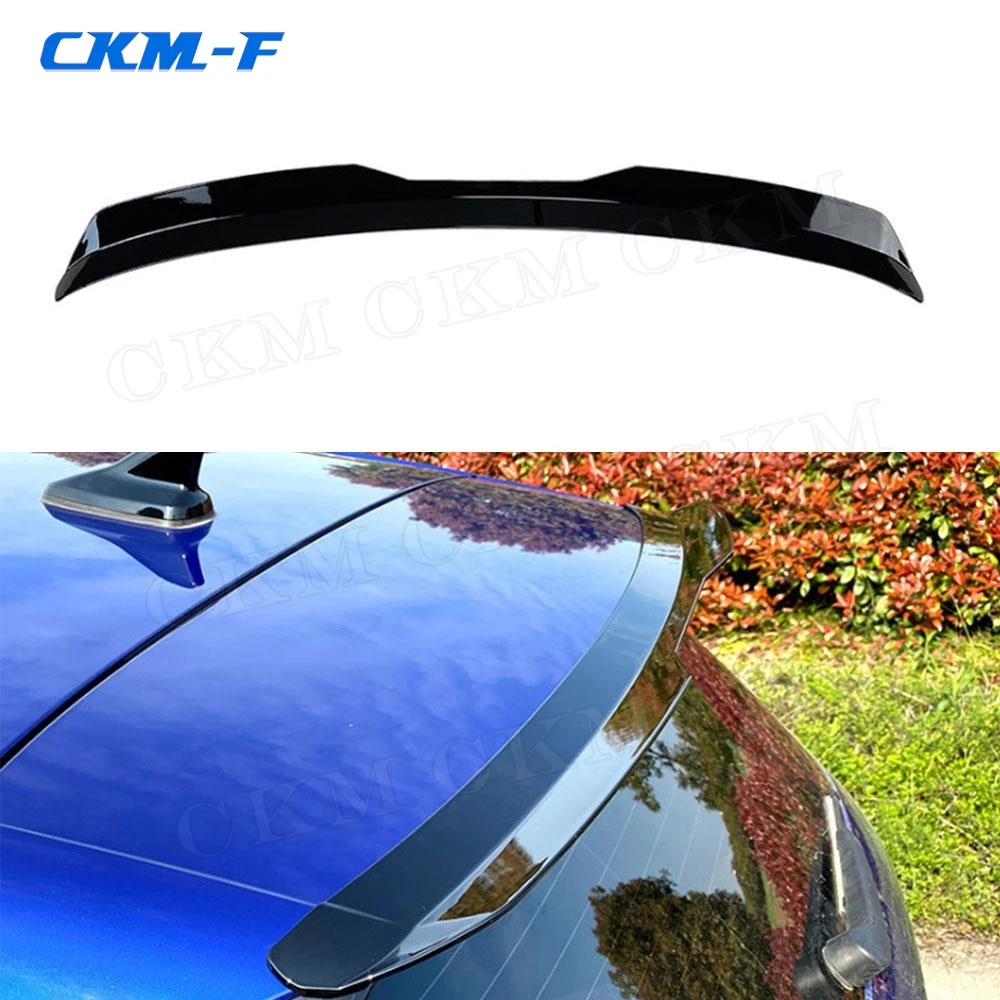 

Gloss Black Rear Roof Spoiler Lip Wings For VW Volkswagen Golf 8 MK8 2020 UP Rear Spoiler Duckbill Rear Trunk Wing Spoiler