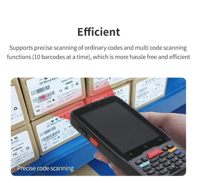 IP65 وعرة MC40-8768 المساعد الشخصي الرقمي ماسح الباركود أندرويد المستوى الصناعي المحمول لجمع البيانات في المخزون #1