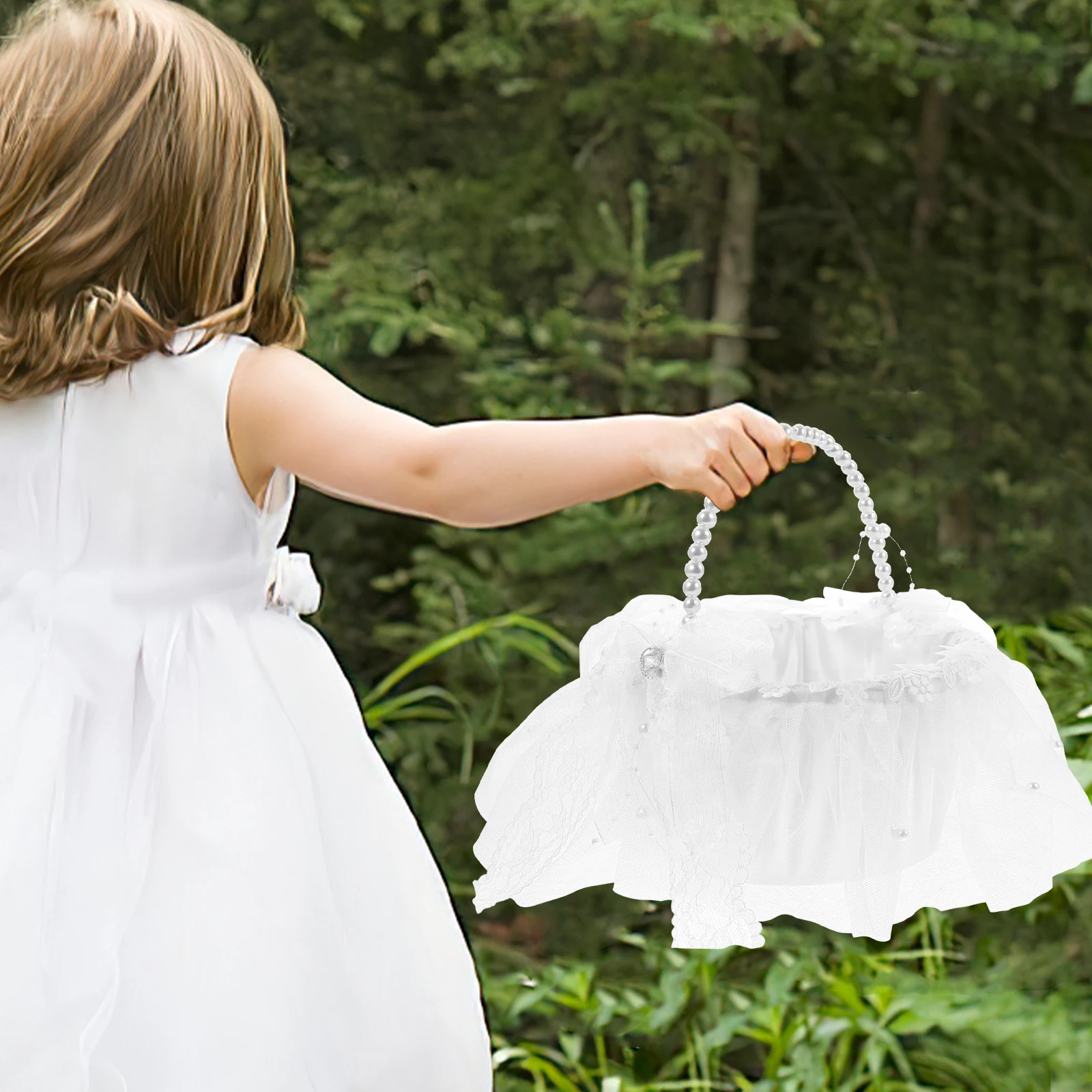 

Bridesmaid Flower Girl Basket Baskets for Girls Other Wedding Supplies Bridal Rustic