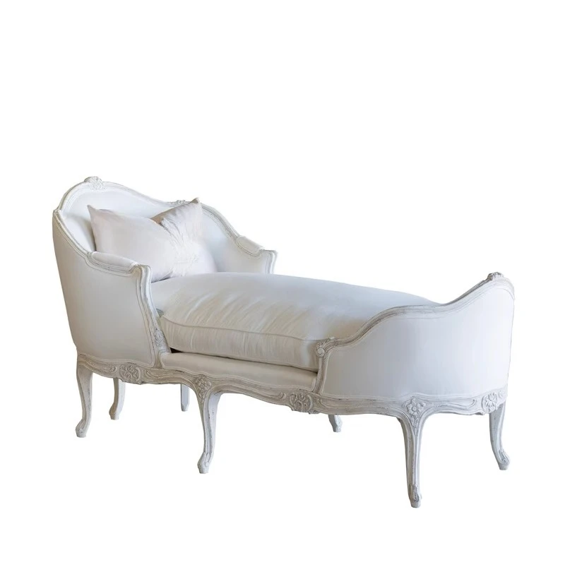 

Solid wood couch balcony leisure lounge chair chaise longue